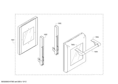 Door & Housing, Hinges (1001-1005)