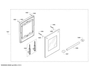 Screws, doors & housing (1001-1050)