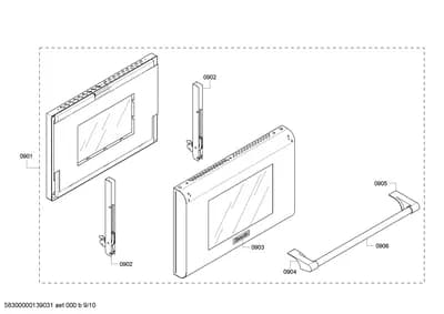 Door & Housing, Hinges (0901-0906)