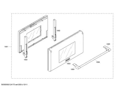 Door & Housing, Hinges (1001-1006)