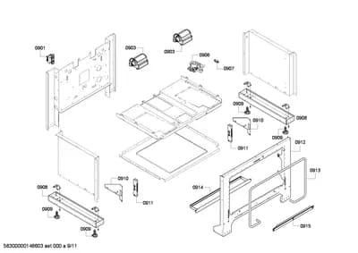 Door & Housing, transformers (0901-0952)