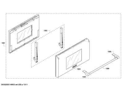 Door & Housing, Mounting & Fixing (1001-1006)