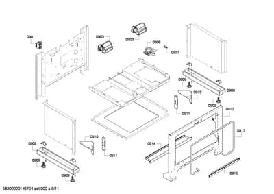 Door & Housing, transformers (0901-0952)