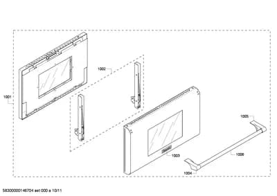 Door & Housing, Mounting & Fixing (1001-1006)