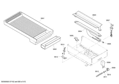 shelves trays, ignitionparts (0501-0514)