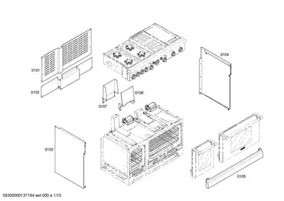 Door & Housing, ignitionparts (0101-0107)