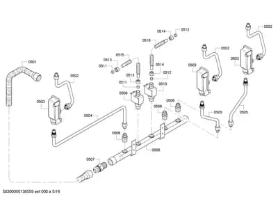 othergasparts, connectionpieces (0501-0516)