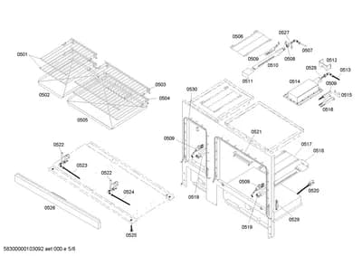 shelves trays, othergasparts (0501-0530)