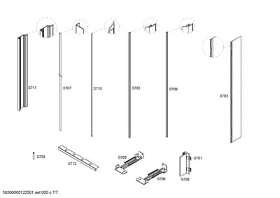 Mounting & Fixing, Hinges (0701-0712)