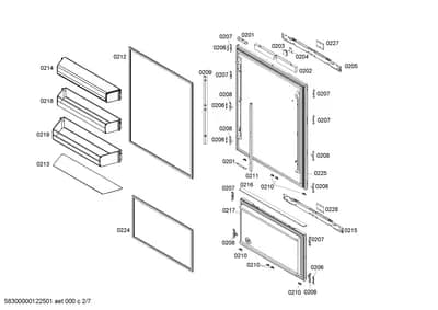Mounting & Fixing, Door & Housing (0201-0228)