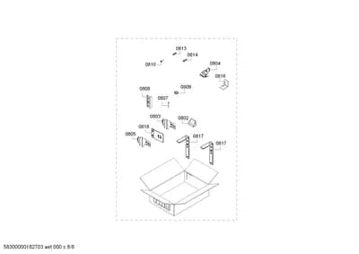 Mounting & Fixing, Screws (0802-0818)