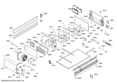 Door & Housing, Screws (0601-0671)