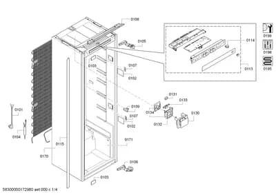 Hinges, Door & Housing (0102-0199)