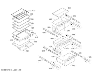 shelves trays, Handles & Knobs (0202-0273)