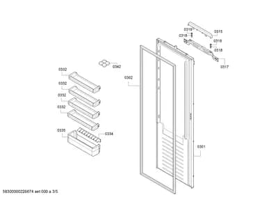 shelves trays, Mounting & Fixing (0315-0342)