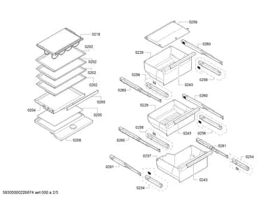 shelves trays, Handles & Knobs (0202-0265)