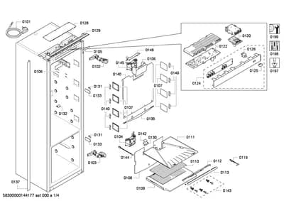 Door & Housing, Flaps & Holders (0107-0150)