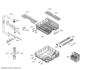 Baskets & Wheels, Spray Arms (0601-8105)