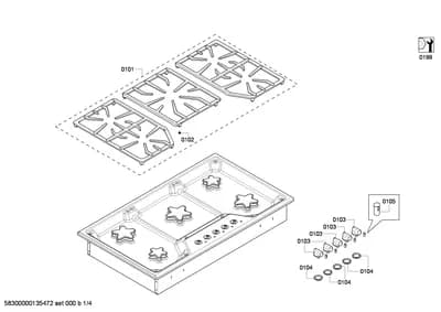 Door & Housing, Handles & Knobs (0101-0199)