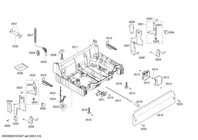 Screws, Door & Housing (0501-0538)