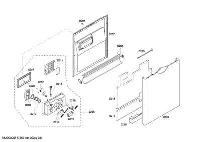 Seals & Gaskets, Door & Housing (0201-0230)