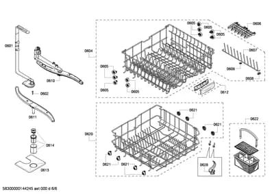 Baskets & Wheels, Flaps & Holders (0601-0628)