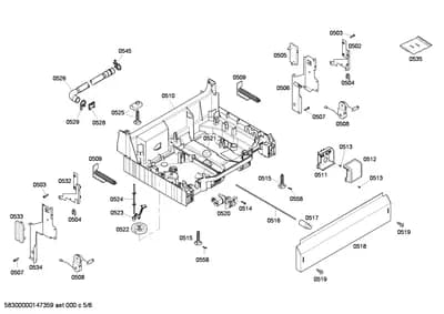 Screws, Door & Housing (0502-0558)