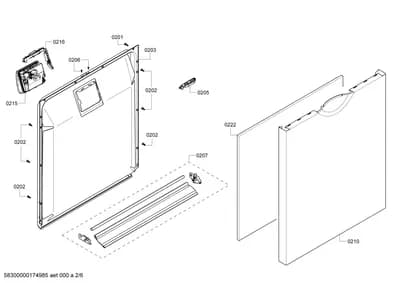 Screws, Door & Housing (0201-0222)
