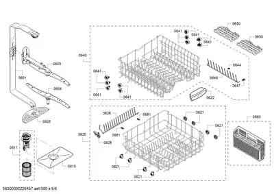 Baskets & Wheels, Flaps & Holders (0601-8110)