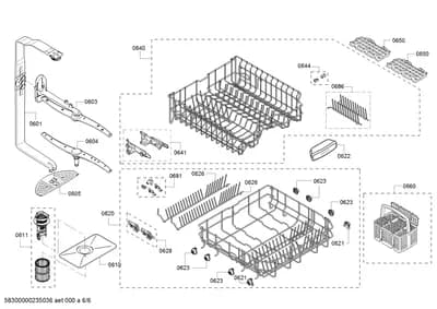 Baskets & Wheels, Spray Arms (0601-8110)
