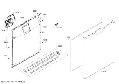 Screws, Door & Housing (0201-0222)