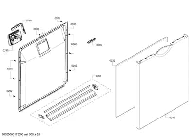 Screws, Door & Housing (0201-0222)