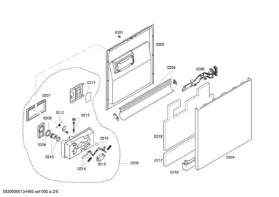 Seals & Gaskets, Door & Housing (0201-0217)