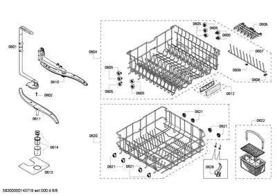 Baskets & Wheels, Flaps & Holders (0601-0628)