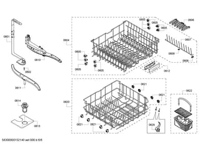 Baskets & Wheels, Flaps & Holders (0601-0628)