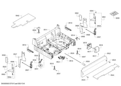 Screws, Door & Housing (0501-0542)