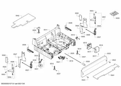 Screws, Door & Housing (0501-0542)