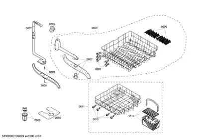 Baskets & Wheels, Spray Arms (0601-0613)