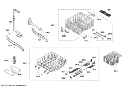 Baskets & Wheels, Flaps & Holders (0601-0624)