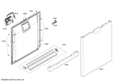 Screws, Door & Housing (0201-0220)