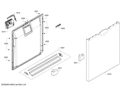 Screws, Door & Housing (0201-0221)