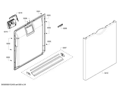 Screws, Door & Housing (0201-0216)