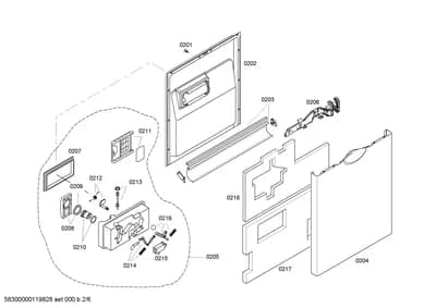 Seals & Gaskets, Door & Housing (0201-8102)