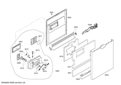 Seals & Gaskets, Door & Housing (0201-8102)