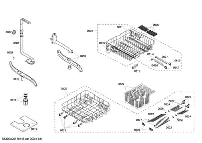 Baskets & Wheels, Flaps & Holders (0601-0627)