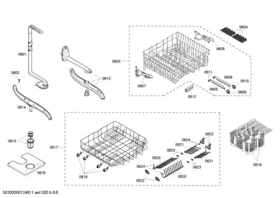 Baskets & Wheels, Flaps & Holders (0601-0624)