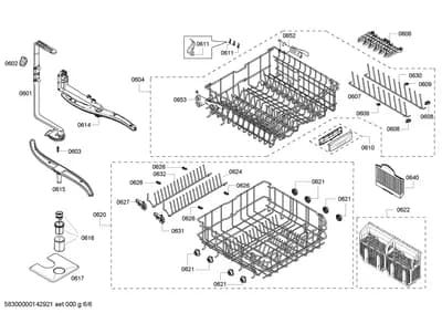 Baskets & Wheels, Flaps & Holders (0601-0653)