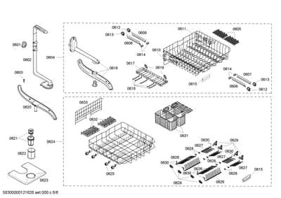 Baskets & Wheels, Flaps & Holders (0601-8103)