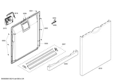 Screws, Door & Housing (0201-0220)