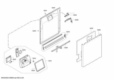 Door & Housing, Seals & Gaskets (0201-0260)
